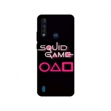 Husa personalizata tip carcasa HQPrint pentru Motorola Moto G8, model Squid Game 4, multicolor, S1D1M0176