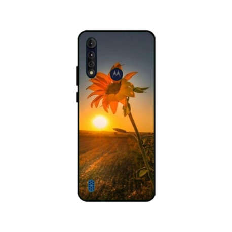 Husa personalizata tip carcasa HQPrint pentru Motorola Moto G8, model Sunflower 2, multicolor, S1D1M0194