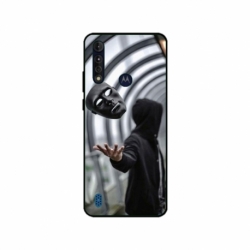 Husa personalizata tip carcasa HQPrint pentru Motorola Moto G8, model Mask, multicolor, S1D1M0199
