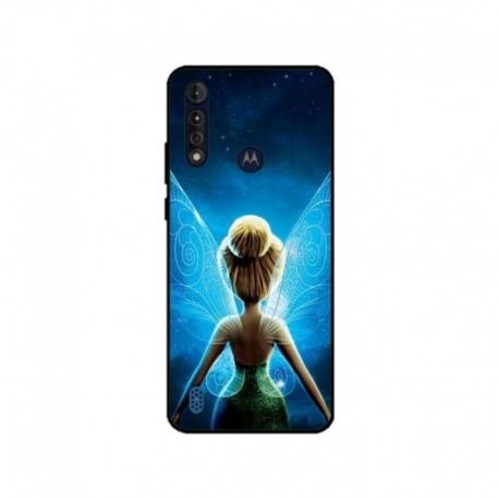 Husa personalizata tip carcasa HQPrint pentru Motorola Moto G8, model Tinkerbell 1, multicolor, S1D1M0202