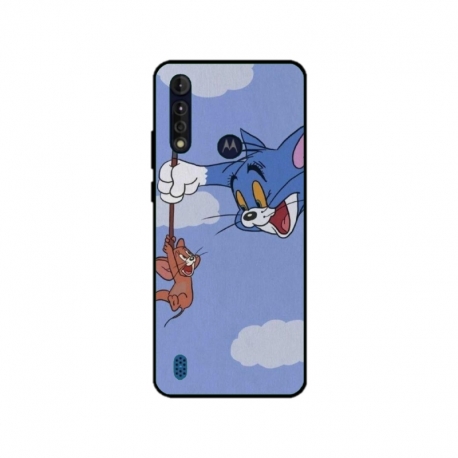Husa personalizata tip carcasa HQPrint pentru Motorola Moto G8, model Tom and Jerry 1, multicolor, S1D1M0203