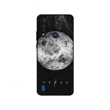 Husa personalizata tip carcasa HQPrint pentru Motorola Moto G8, model Moon, multicolor, S1D1M0212
