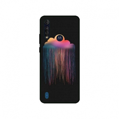 Husa personalizata tip carcasa HQPrint pentru Motorola Moto G8 Power Lite, model Colorful 3, multicolor, S1D1M0298