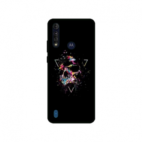 Husa personalizata tip carcasa HQPrint pentru Motorola Moto G8 Power Lite, model Colorful 5, multicolor, S1D1M0302
