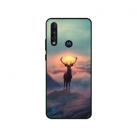 Husa personalizata tip carcasa HQPrint pentru Motorola Moto G8 Power Lite, model Antlers, multicolor, S1D1M0303