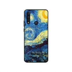 Husa personalizata tip carcasa HQPrint pentru Motorola Moto G8, model Van Gogh, multicolor, S1D1M0238