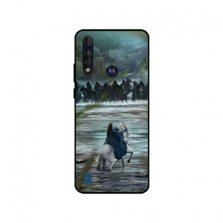 Husa personalizata tip carcasa HQPrint pentru Motorola Moto G8 Power Lite, model Brave, multicolor, S1D1M0310