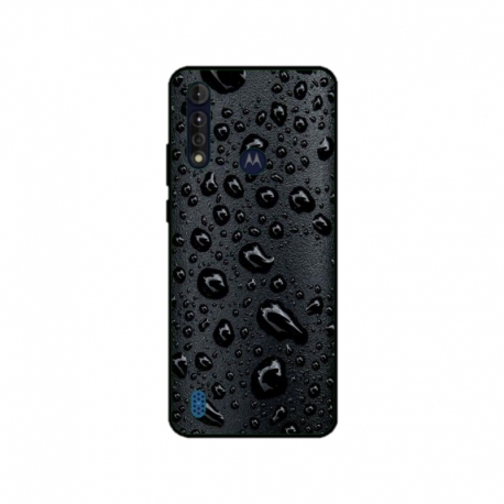 Husa personalizata tip carcasa HQPrint pentru Motorola Moto G8, model Rain, multicolor, S1D1M0244