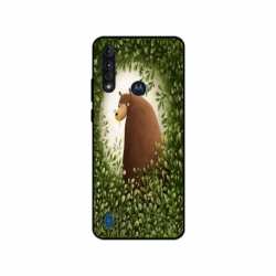 Husa personalizata tip carcasa HQPrint pentru Motorola Moto G8 Power Lite, model Bear, multicolor, S1D1M0312