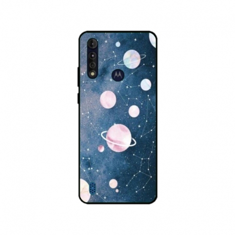 Husa personalizata tip carcasa HQPrint pentru Motorola Moto G8 Power Lite, model Solar System, multicolor, S1D1M0313