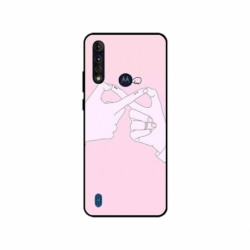 Husa personalizata tip carcasa HQPrint pentru Motorola Moto G8, model Infinity Togeter, multicolor, S1D1M0251