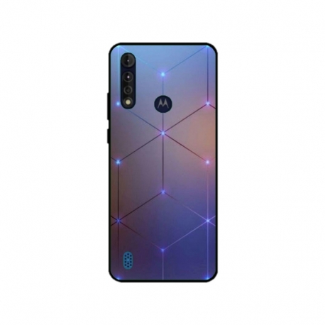 Husa personalizata tip carcasa HQPrint pentru Motorola Moto G8 Power Lite, model Square, multicolor, S1D1M0315