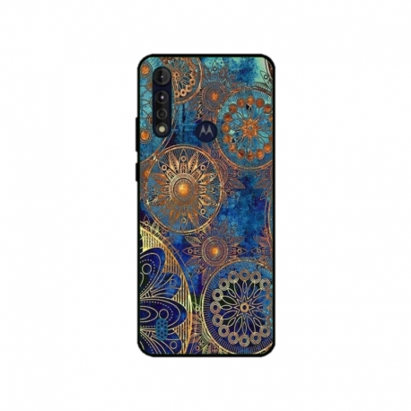 Husa personalizata tip carcasa HQPrint pentru Motorola Moto G8, model Mandela 3, multicolor, S1D1M0256