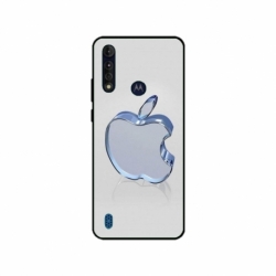 Husa personalizata tip carcasa HQPrint pentru Motorola Moto G8 Power Lite, model Apple Logo, multicolor, S1D1M0323