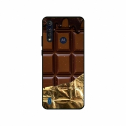 Husa personalizata tip carcasa HQPrint pentru Motorola Moto G8, model Chocolate, multicolor, S1D1M0272