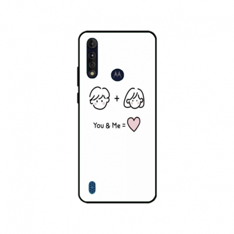 Husa personalizata tip carcasa HQPrint pentru Motorola Moto G8, model You and Me, multicolor, S1D1M0274