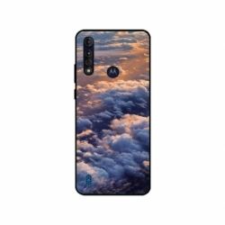 Husa personalizata tip carcasa HQPrint pentru Motorola Moto G8, model Beautiful Sky, multicolor, S1D1M0277