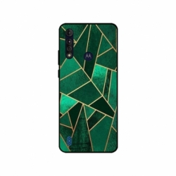 Husa personalizata tip carcasa HQPrint pentru Motorola Moto G8, model Emerald, multicolor, S1D1M0287