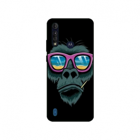 Husa personalizata tip carcasa HQPrint pentru Motorola Moto G8, model Gorilla, multicolor, S1D1M0288