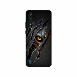 Husa personalizata tip carcasa HQPrint pentru Motorola Moto G8 Power Lite, model Hidden Tiger, multicolor, S1D1M0332