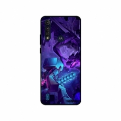 Husa personalizata tip carcasa HQPrint pentru Motorola Moto G8, model Ender Dragon, multicolor, S1D1M0304