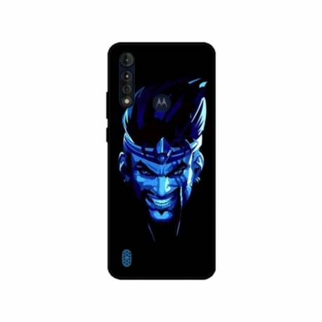 Husa personalizata tip carcasa HQPrint pentru Motorola Moto G8, model Blue King, multicolor, S1D1M0305