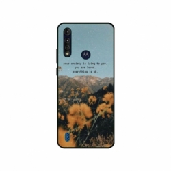 Husa personalizata tip carcasa HQPrint pentru Motorola Moto G8, model Quote 1, multicolor, S1D1M0306
