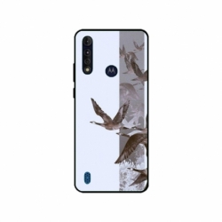 Husa personalizata tip carcasa HQPrint pentru Motorola Moto G8, model Birds, multicolor, S1D1M0314