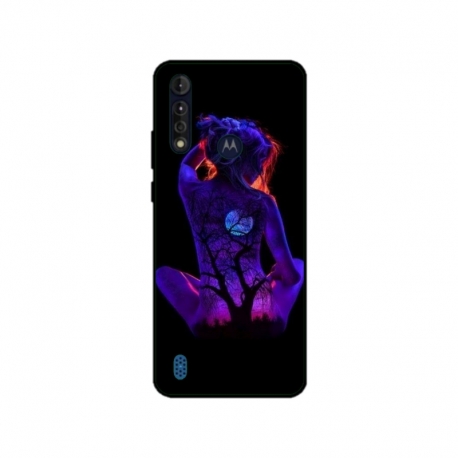 Husa personalizata tip carcasa HQPrint pentru Motorola Moto G8, model Colorful 8, multicolor, S1D1M0329