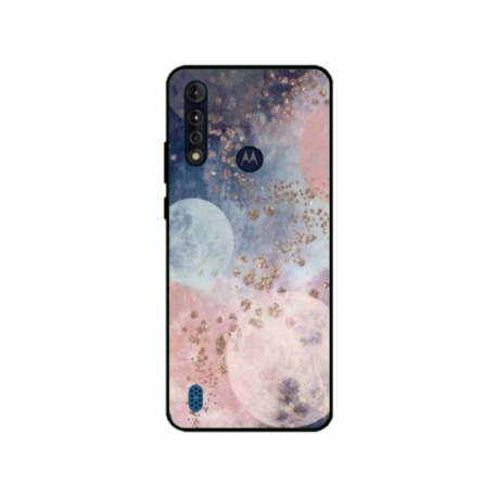 Husa personalizata tip carcasa HQPrint pentru Motorola Moto G8, model Abstract 2, multicolor, S1D1M0335