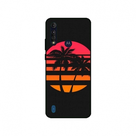 Husa personalizata tip carcasa HQPrint pentru Motorola Moto G8, model Beach View 3, multicolor, S1D1M0337