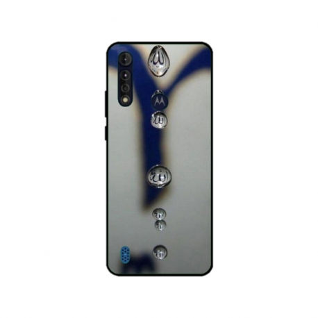 Husa personalizata tip carcasa HQPrint pentru Motorola Moto G8 Power Lite, model Droplets, multicolor, S1D1M0353