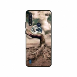 Husa personalizata tip carcasa HQPrint pentru Motorola Moto G8, model Abstract 4, multicolor, S1D1M0339