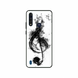 Husa personalizata tip carcasa HQPrint pentru Motorola Moto G8 Power Lite, model Song Notes, multicolor, S1D1M0357