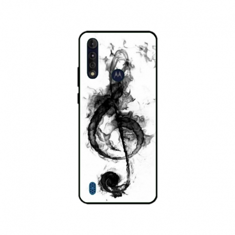 Husa personalizata tip carcasa HQPrint pentru Motorola Moto G8 Power Lite, model Song Notes, multicolor, S1D1M0357