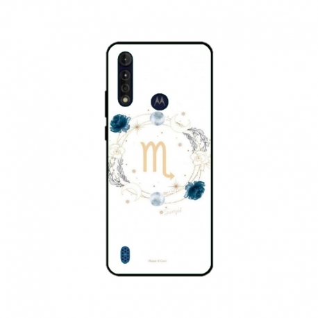Husa personalizata tip carcasa HQPrint pentru Motorola Moto G8, model Zodiac Circle, multicolor, S1D1M0349