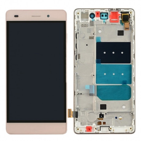 Inlocuire Display LCD + Rama HUAWEI P8 Lite (Auriu)