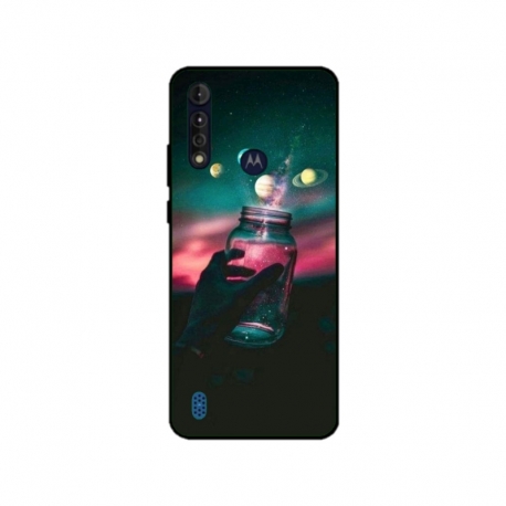 Husa personalizata tip carcasa HQPrint pentru Motorola Moto G8 Power Lite, model Colorful 10, multicolor, S1D1M0369