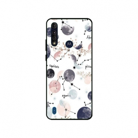 Husa personalizata tip carcasa HQPrint pentru Motorola Moto G8, model Abstract 6, multicolor, S1D1M0372