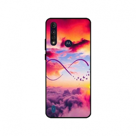 Husa personalizata tip carcasa HQPrint pentru Motorola Moto G8, model Bright Infinity, multicolor, S1D1M0377