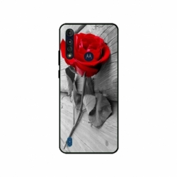 Husa personalizata tip carcasa HQPrint pentru Motorola Moto G8 Power Lite, model Rose, multicolor, S1D1M0384