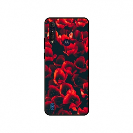 Husa personalizata tip carcasa HQPrint pentru Motorola Moto G8 Power Lite, model Flowers 24, multicolor, S1D1M0386