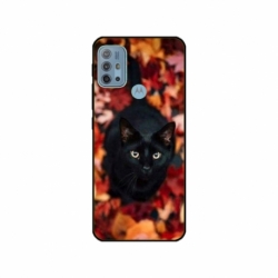 Husa personalizata tip carcasa HQPrint pentru Motorola Moto G10 Power, model Black Cat 3, multicolor, S1D1M0017