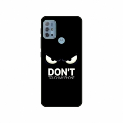 Husa personalizata tip carcasa HQPrint pentru Motorola Moto G10 Power, model Dont touch my phone 1, multicolor, S1D1M0035
