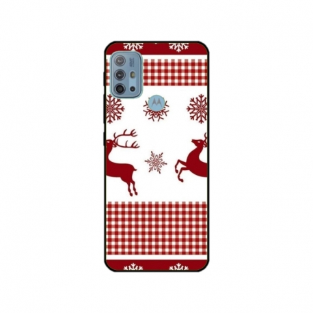 Husa personalizata tip carcasa HQPrint pentru Motorola Moto G10 Power, model Reindeer 1, multicolor, S1D1M0051