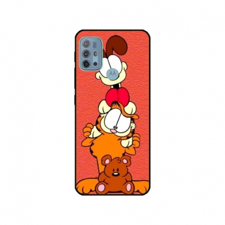 Husa personalizata tip carcasa HQPrint pentru Motorola Moto G10 Power, model Garfield, multicolor, S1D1M0085