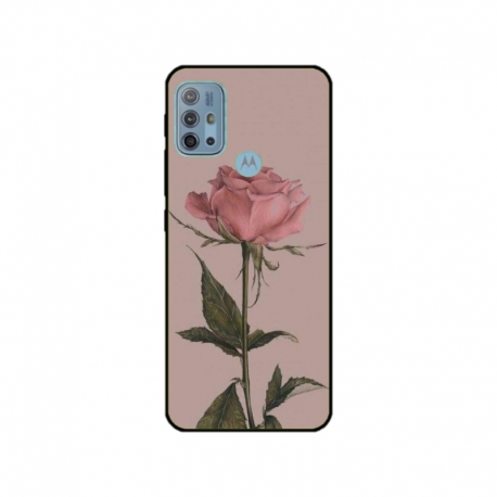 Husa personalizata tip carcasa HQPrint pentru Motorola Moto G10 Power, model Flowers 8, multicolor, S1D1M0141