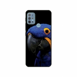Husa personalizata tip carcasa HQPrint pentru Motorola Moto G10 Power, model Blue Parrot, multicolor, S1D1M0145