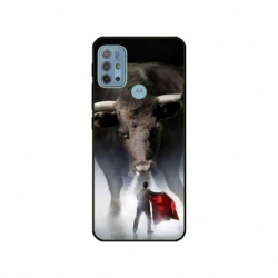 Husa personalizata tip carcasa HQPrint pentru Motorola Moto G10 Power, model Bull, multicolor, S1D1M0205