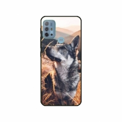 Husa personalizata tip carcasa HQPrint pentru Motorola Moto G10, model Dog 1, multicolor, S1D1M0064
